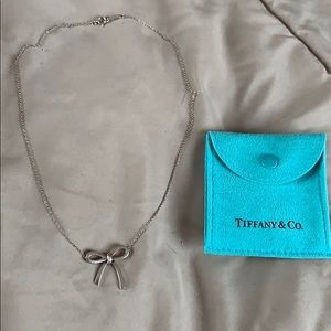 Tiffany & Co Bow Pendant Silver